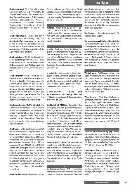 Ersti-Info 04-05.p65 - CommuniGate Pro u-asta.uni-freiburg.de ...