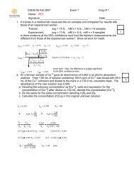 Chem 55 Exam 2 Solutions