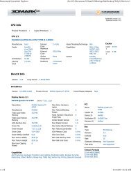 Futuremark Systeminfo Explorer