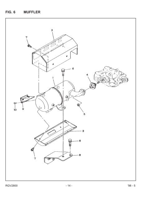 RGV2800 - GENERATOR - Jacks Small Engines