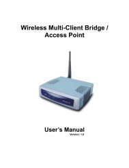 Wireless Multi-Client Bridge / Access Point - Mondo Plast