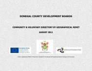 Community & Voluntary Directory by Geographical Remit - Donegal ...