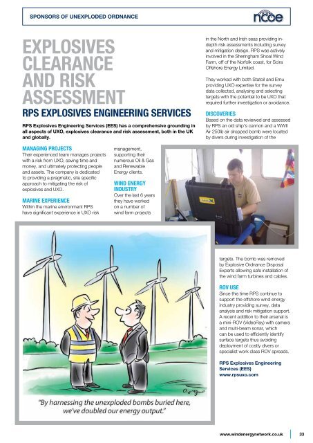 UNEXPLODED ORDNANCE - Wind Energy Network