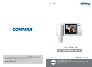 Monitor videointerfon color TFT LCD 5 Commax CAV-51M