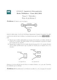 Tema 2 - Teletráfico Hoja de problemas 2