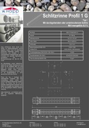 Schlitzrinne Profil 1 G - Meichle & Mohr GmbH