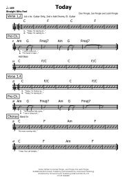 Today Chord Chart - C3 Church