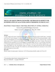 micellar liquid chromatographic method development for ...