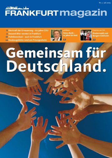 Nr. 3 Juli 2005 - CDU-Kreisverband Frankfurt am Main