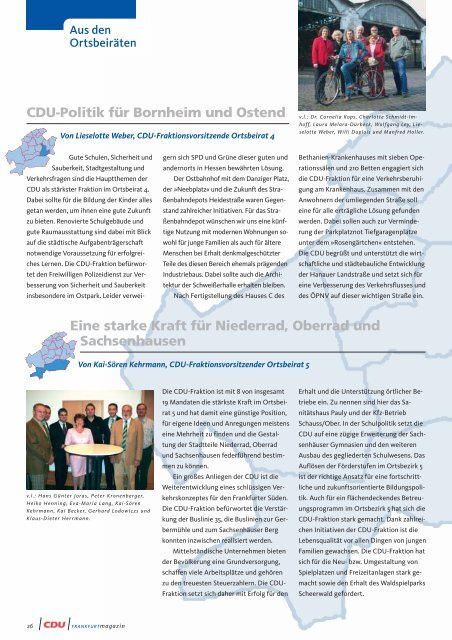 Nr. 3 Juli 2005 - CDU-Kreisverband Frankfurt am Main