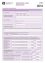 Special tax code application - Inland Revenue Department