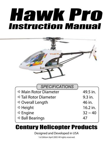 Century Hawk Pro - Mirax hobbies