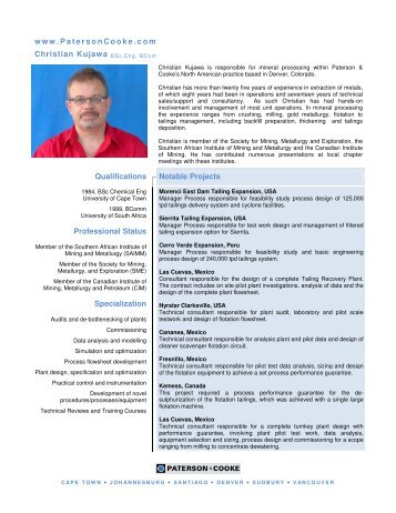 Christian Kujawa CV.pdf - Paterson & Cooke