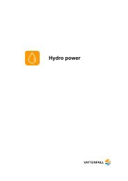Hydro power (PDF 307 kB) - Vattenfall
