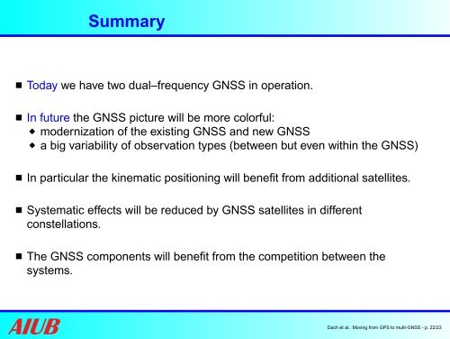 AIUB - Swiss Institute Of Navigation :: ION-CH