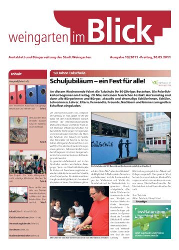Ausgabe 19/2011 - Weingarten im Blick