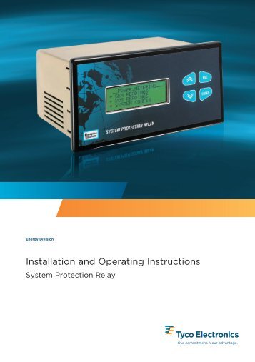 Installation and Operating Instructions - Crompton Instruments