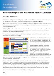 New 'Nurturing Children with Autism' Resource Launched - Amaze