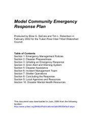 Model Community Emergency Response Plan - Tsunami ...