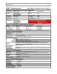 BBC B+ Fixative MSDS - Mercedes Medical