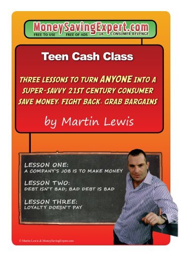 Teen Cash Class - Money Saving Expert