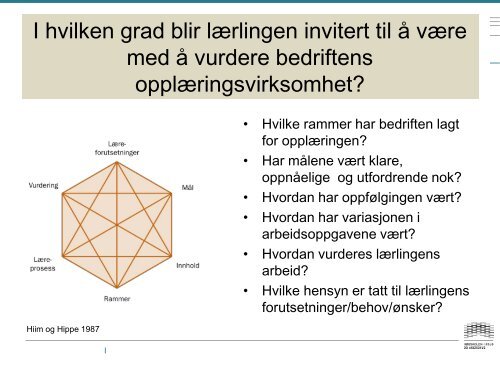 Jorunn Dahlback: Innlegg - Udir.no