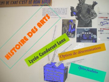 HISTOIRE DES ARTS
