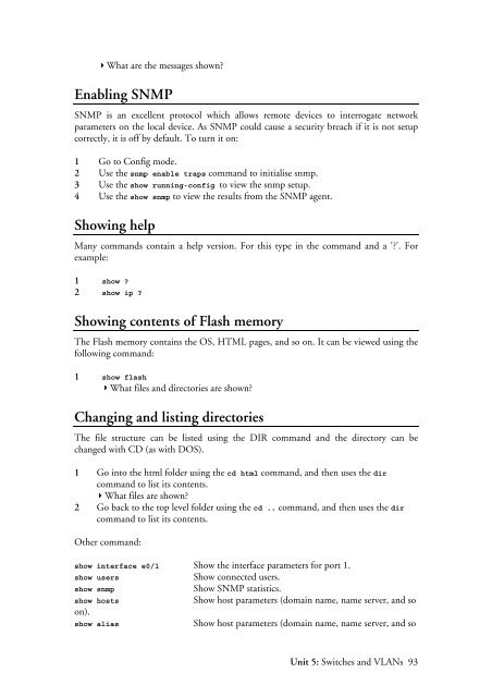 Unit 5. Switches and VLANs [PDF]