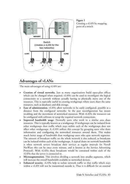 Unit 5. Switches and VLANs [PDF]