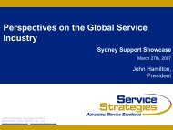 Enterprise Support - Service Strategies
