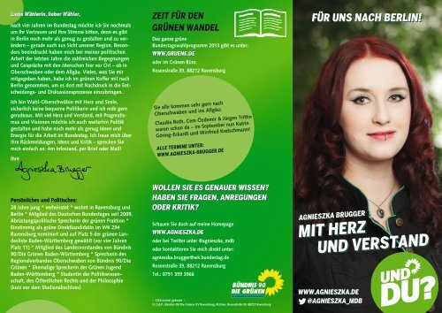 Flyer (PDF) - Agnieszka Brugger