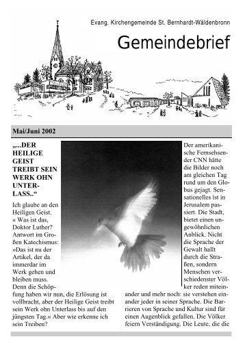 Mai /Juni 2002 (1Mb) - Ev-kirche-st-bernhardt.de