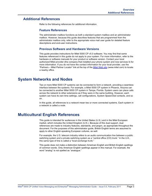 Mitel 5000 CP v5.0 Voice Mail Administrator Guide.pdf