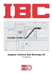 Angular Contact Ball Bearings 40Â°