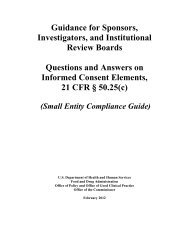 Questions and Answers on Informed Consent Elements, 21