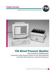 TSE Blood Pressure Monitor - TSE Systems