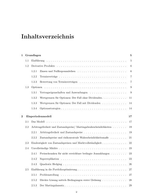 Vorlesungsskript Finanzmathematik I