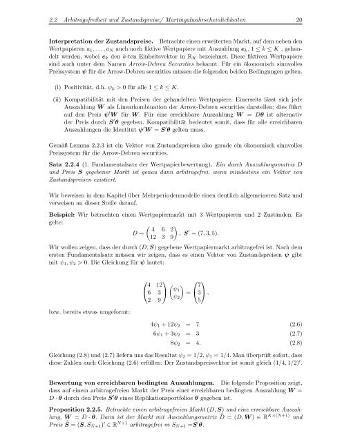 Vorlesungsskript Finanzmathematik I