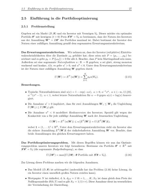 Vorlesungsskript Finanzmathematik I