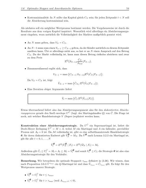 Vorlesungsskript Finanzmathematik I