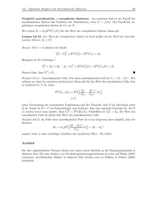 Vorlesungsskript Finanzmathematik I