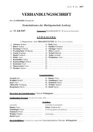 4. Sitzung vom 12. Juli 2007 - .PDF - Lasberg - Land Oberösterreich
