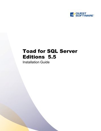 Quest Toad For Oracle License