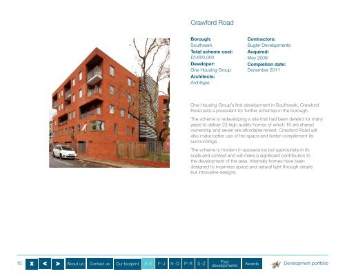 our development portfolio - One Housing Group