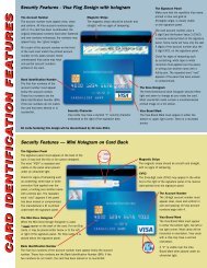 Security Features - Visa