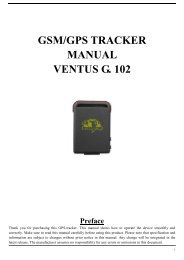 VENTUS G. 102 GPS-tracker manual- english