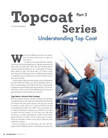 Topcoat Series: Part 3, Understanding Top Coat - Alexseal