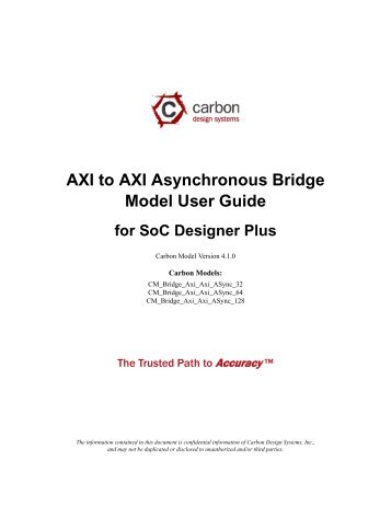 Carbon AXI to AXI Async Bridge Model User Guide - Carbon Design ...