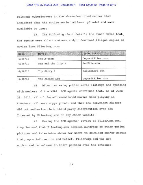 Case 1:10-cv-09203-Jgk Document 1 Filed 12/09/10 Page 1 of 17