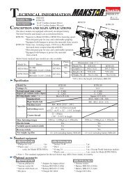 View Service Manual (PDF format 493 KB) - Tool Parts Direct . com